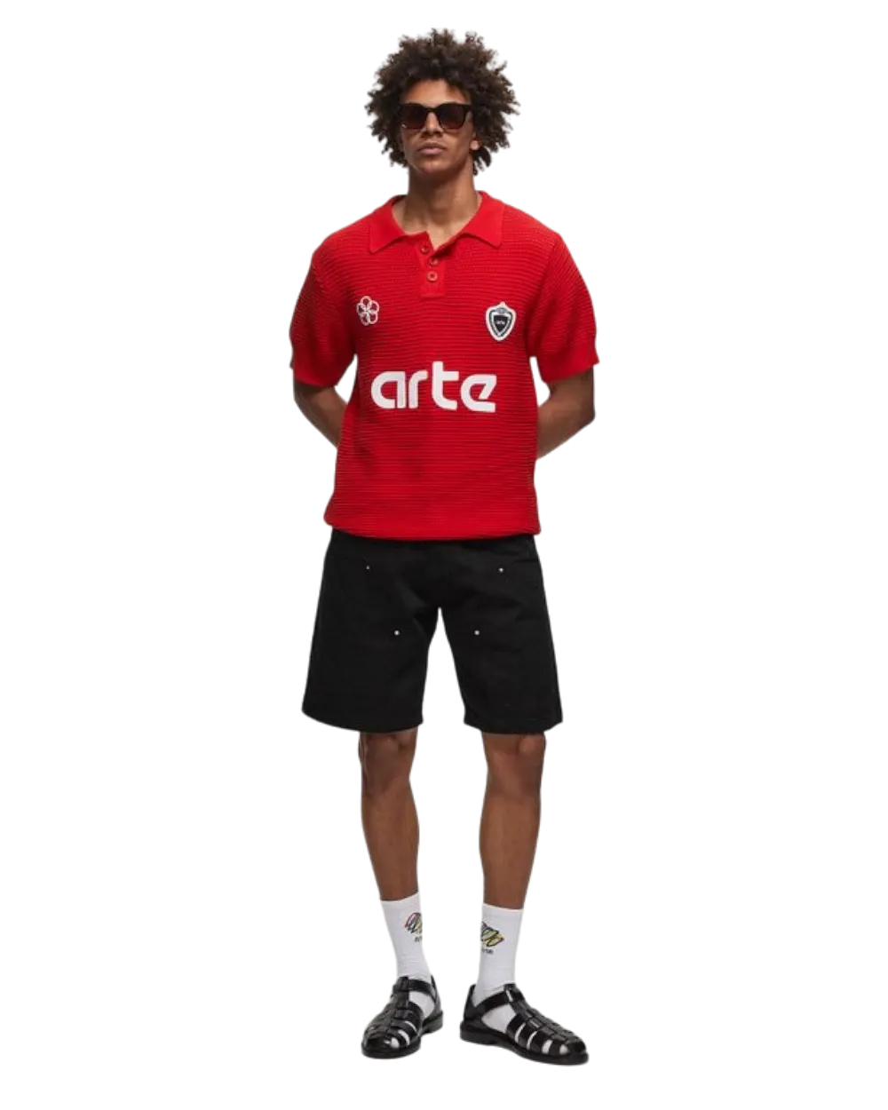 Arte Simon Knit Shirt Red