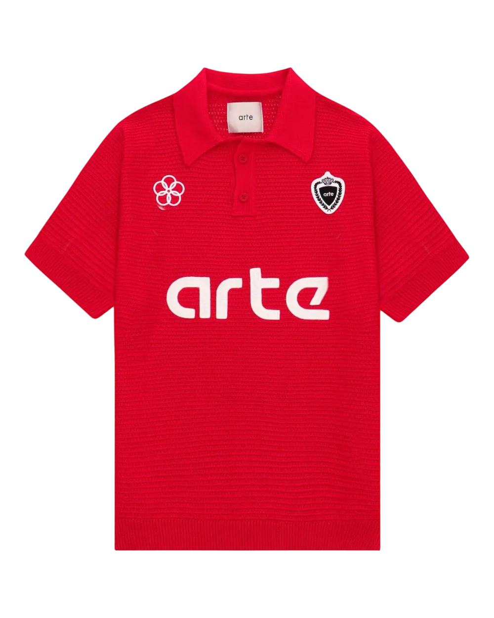 Arte Simon Knit Shirt Red