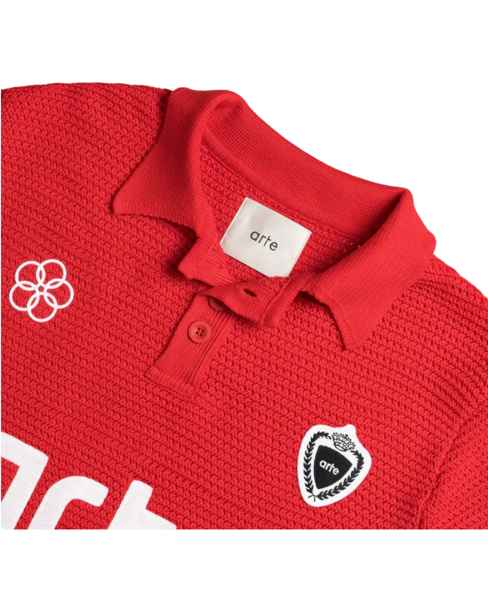 Arte Simon Knit Shirt Red