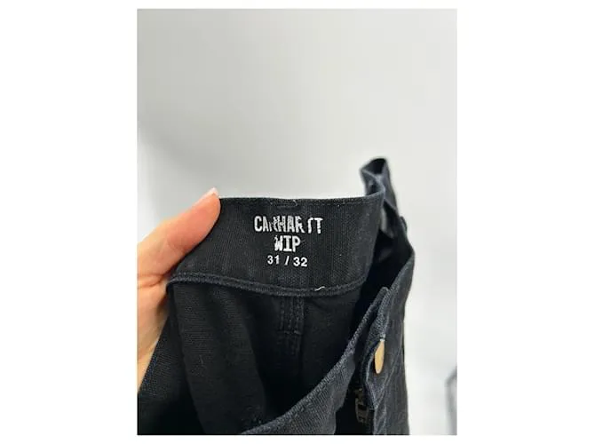 Autre Marque CARHARTT Vaqueros T.US 31 Algodón Negro 