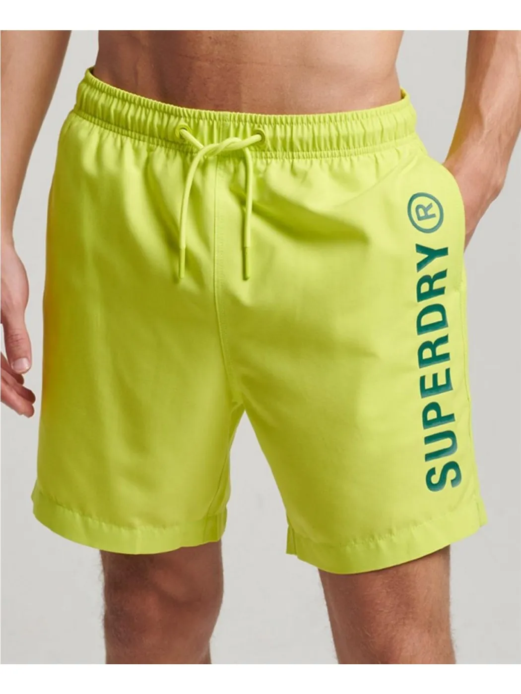 BAÑADOR SUPERDRY HOMBRE CODE CORE SPORT SWIM VERDE LIMA