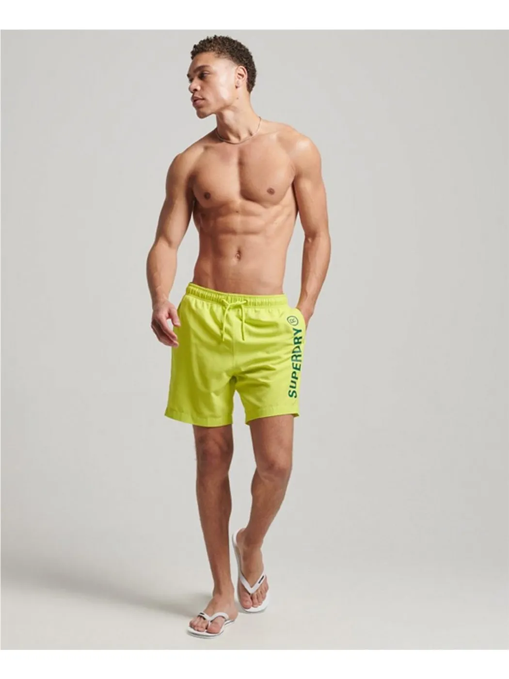 BAÑADOR SUPERDRY HOMBRE CODE CORE SPORT SWIM VERDE LIMA