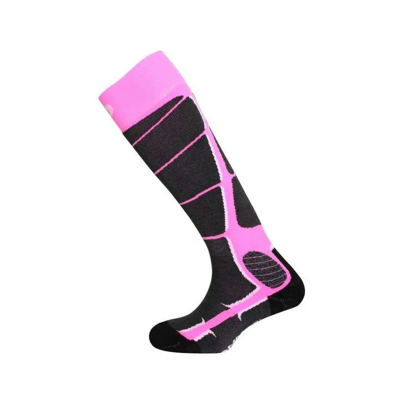 Calcetines de esquí Monnet lanoso de seda (Pink)