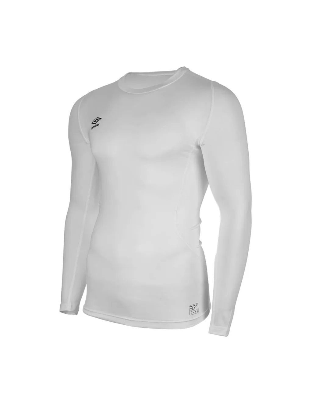 Camiseta Térmica Deportiva Manga Larga Core Crew White