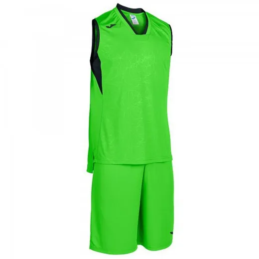 CAMPUS SET BASKET FLUOR GREENBLACK SLEEVELESS