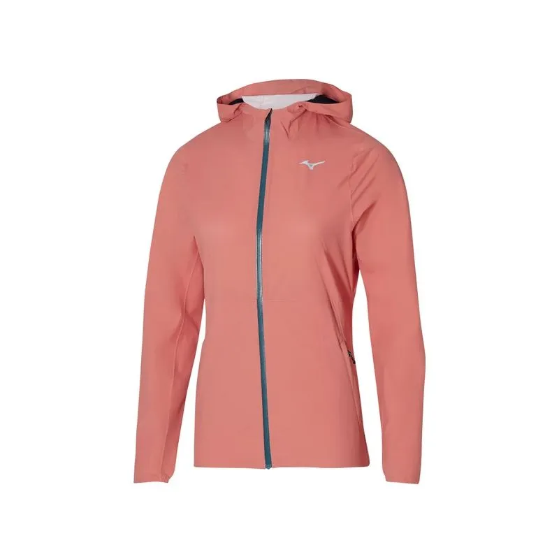 Chaqueta impermeable trail running mujer Mizuno Waterproof 20K (Lantana)