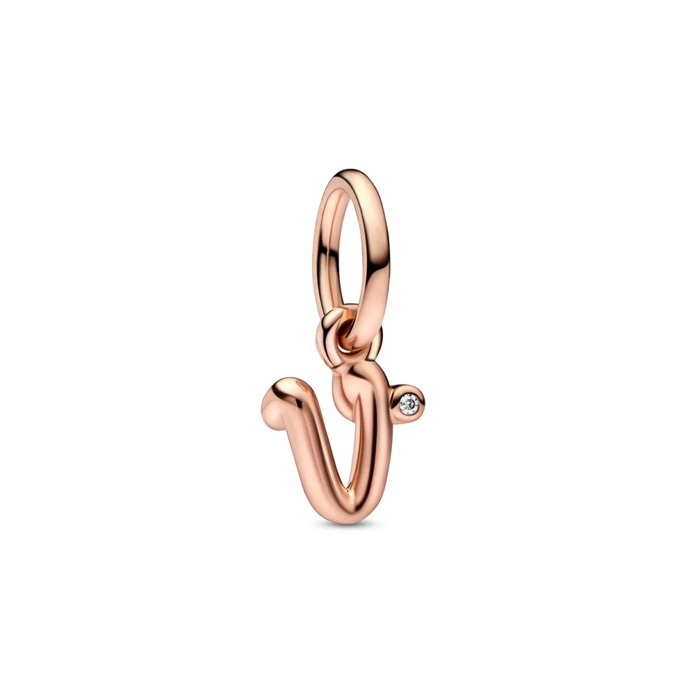 Charm Colgante Letra Minúscula v del Alfabeto 782480C01