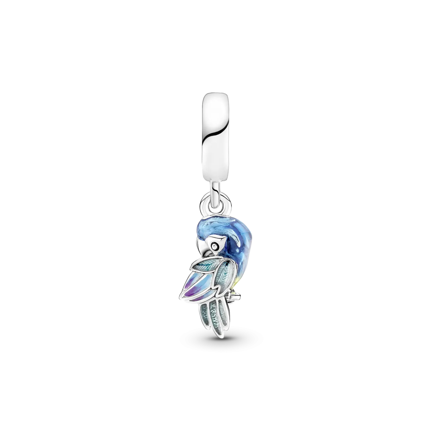 Charm Colgante Pandora plata de ley Loro Jungla del Paraíso 791679C01