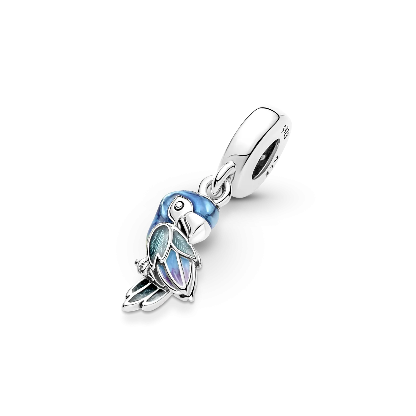 Charm Colgante Pandora plata de ley Loro Jungla del Paraíso 791679C01