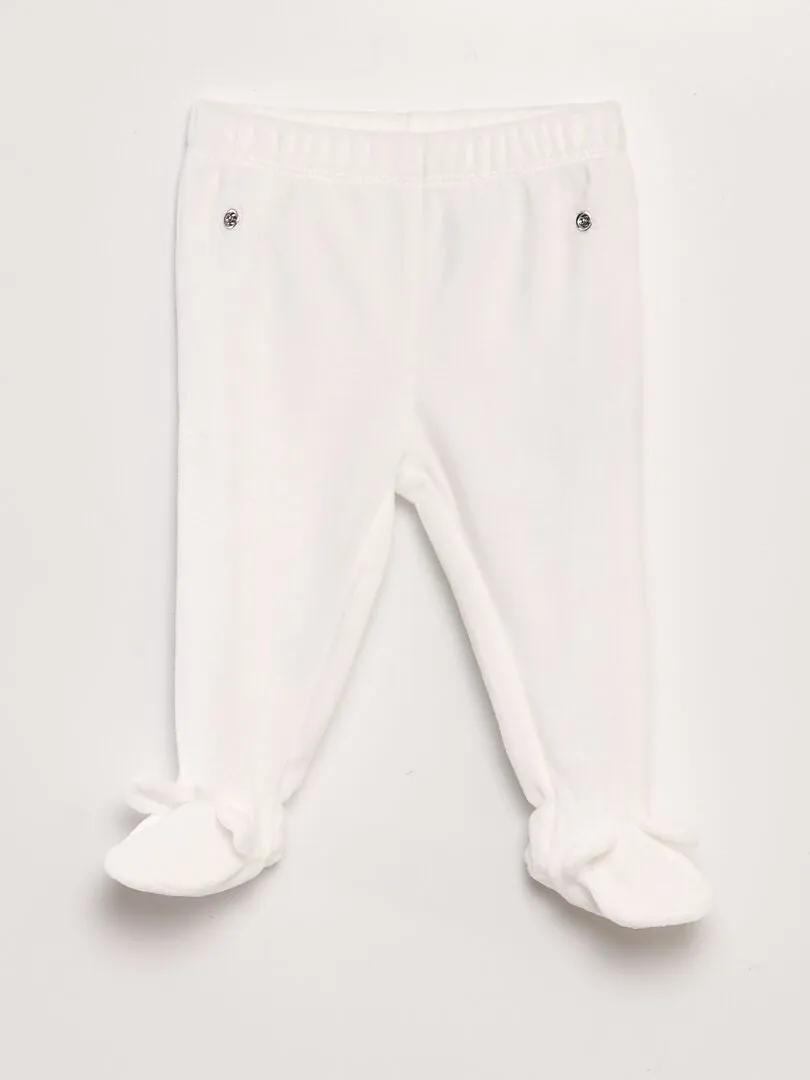 CONJUNTO DE PIJAMA DE TERCIOPELO  AZUL