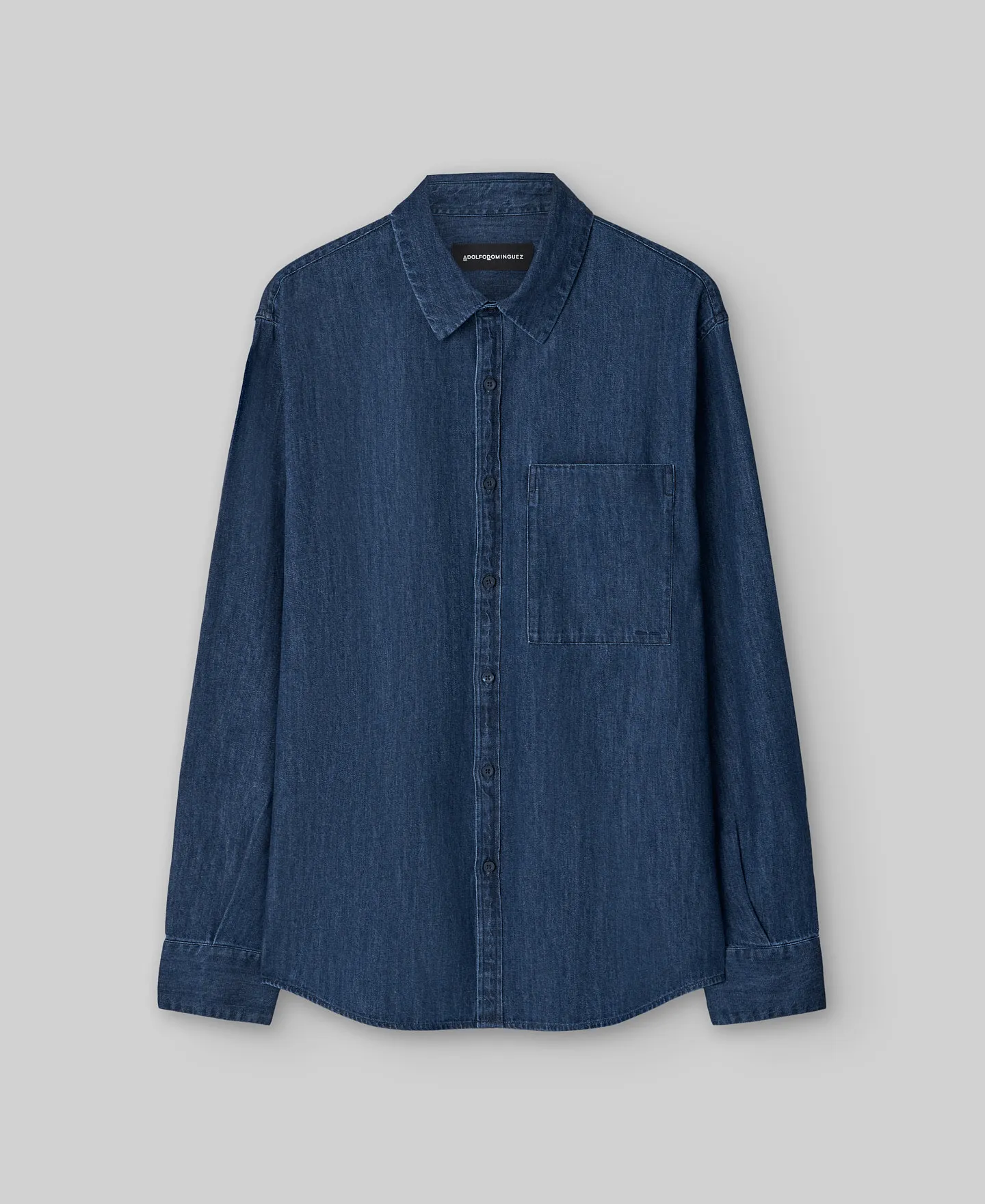 Cotton denim shirt man
