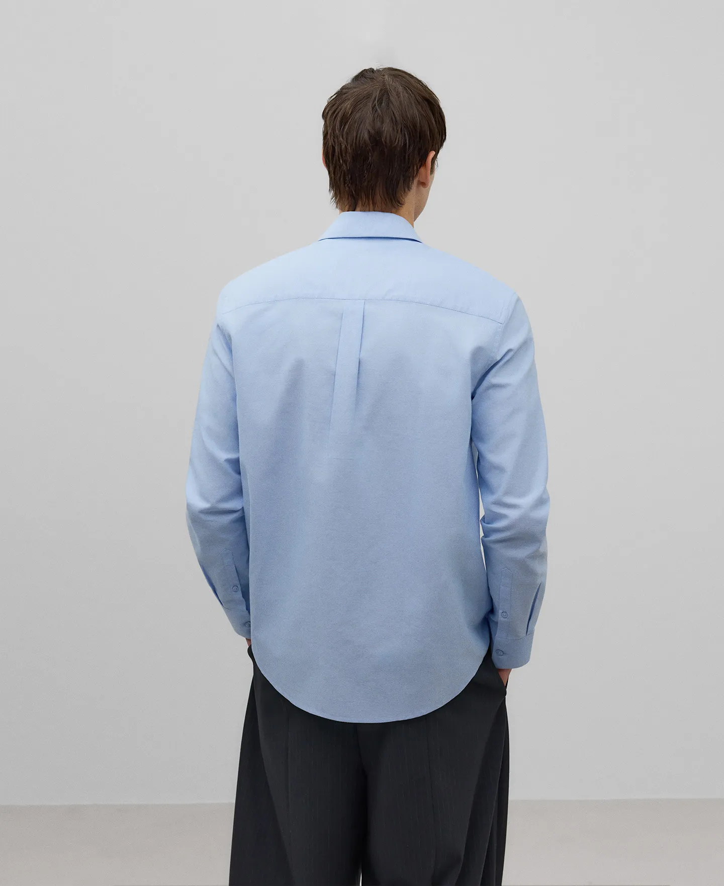 Cotton Oxford shirt man