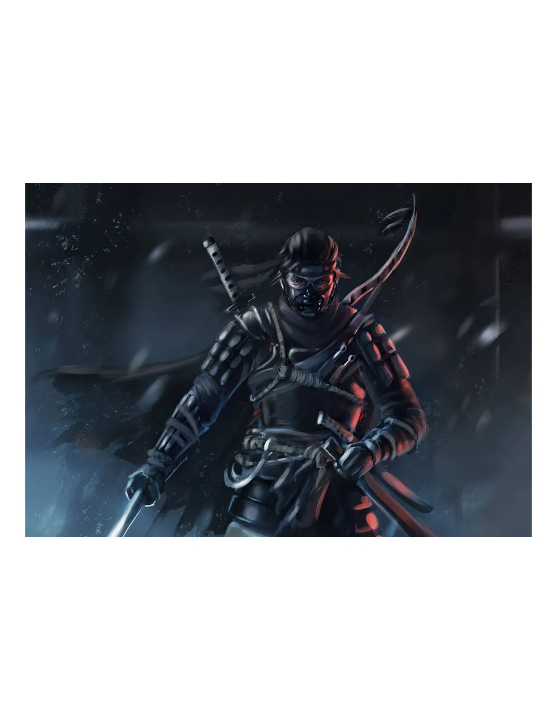 ESTANDARTEBANDERA JIN SAKAI DE GHOST OF TSUSHIMA