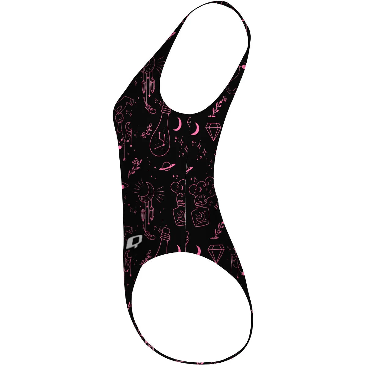 GOOD WITCH  HIGH HIP ONE PIECE SWIMSUIT