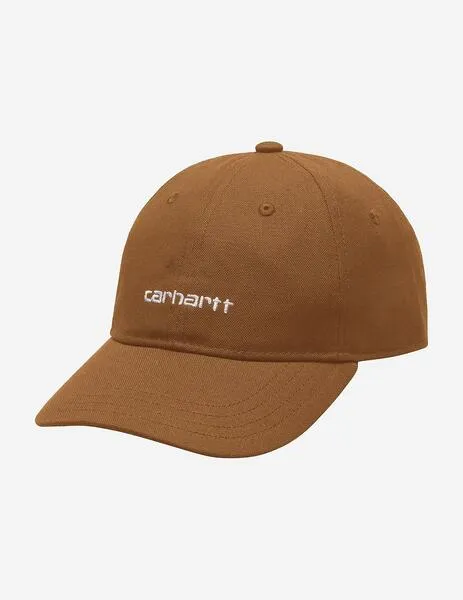 GORRA CARHARTT CANVAS SCRIPT  DEEP H BROWN/BLACK