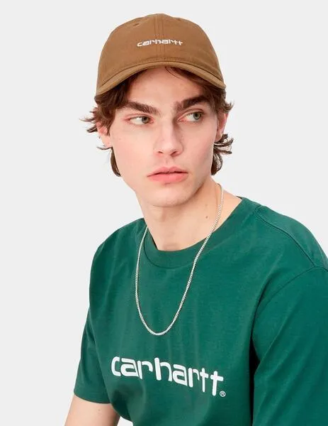 GORRA CARHARTT CANVAS SCRIPT  DEEP H BROWN/BLACK