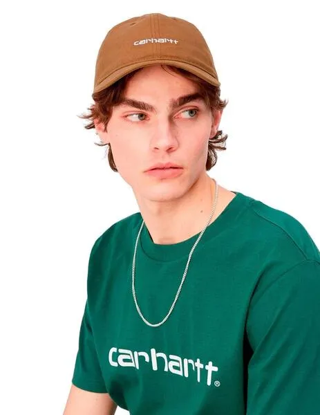 GORRA CARHARTT CANVAS SCRIPT  DEEP H BROWN/BLACK