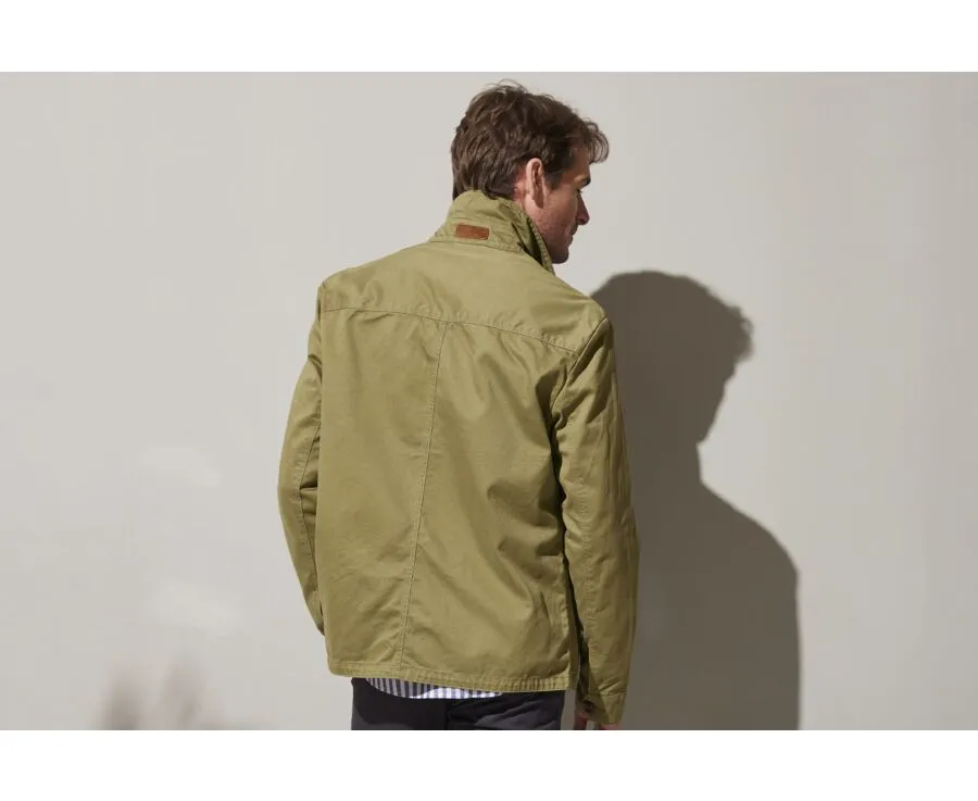 MEN'S LIGHT KHAKI COTTON JACKET  FÉLICIEN