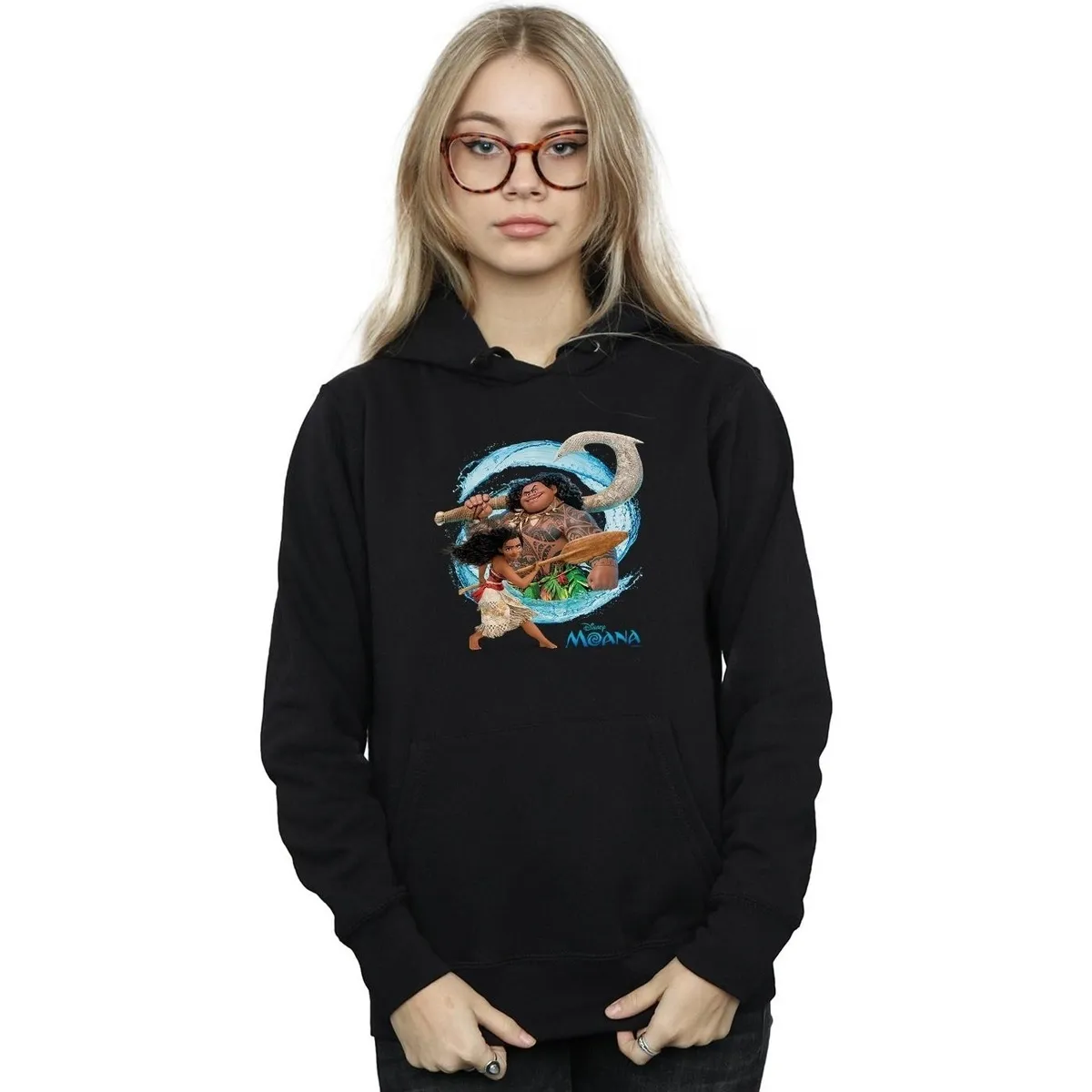 Moana And Maui Wave