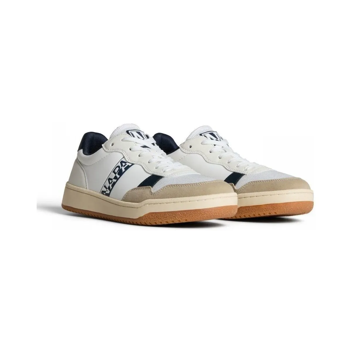 NP0A4HL3 COURTIS0101A WHITE/NAVY