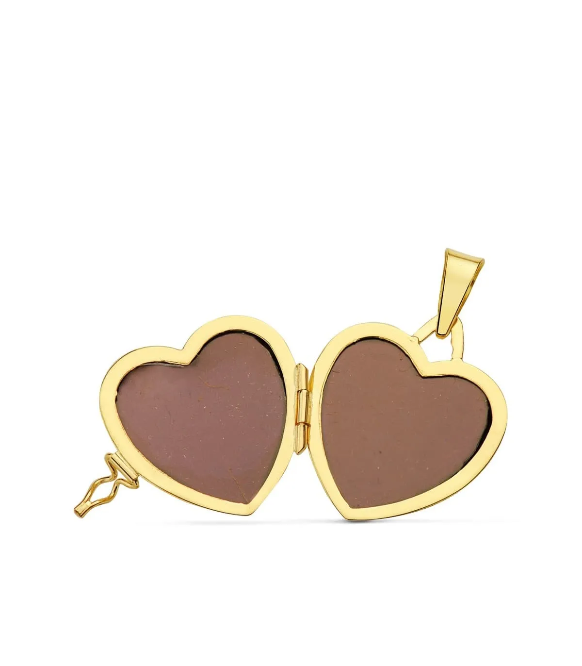 Pendentif porte photo Coeur Or 18 K 20 MM