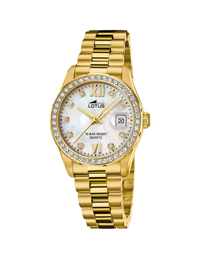 Reloj Lotus Mujer Freedom 18979 Dorado Nácar