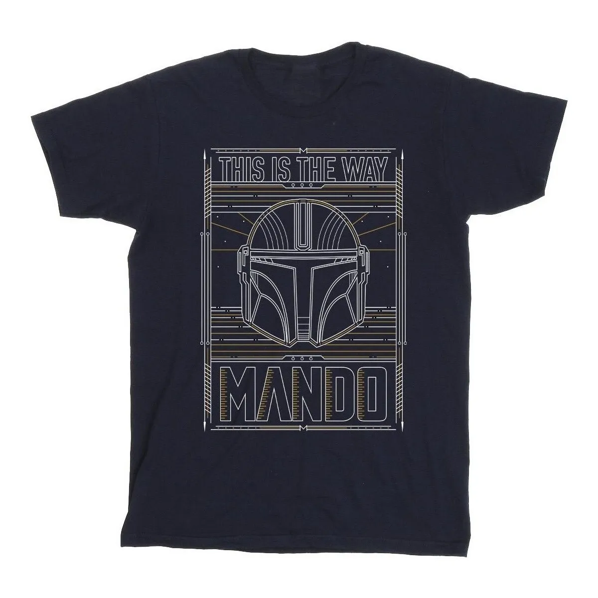 The Mandalorian The Way Outline Helm