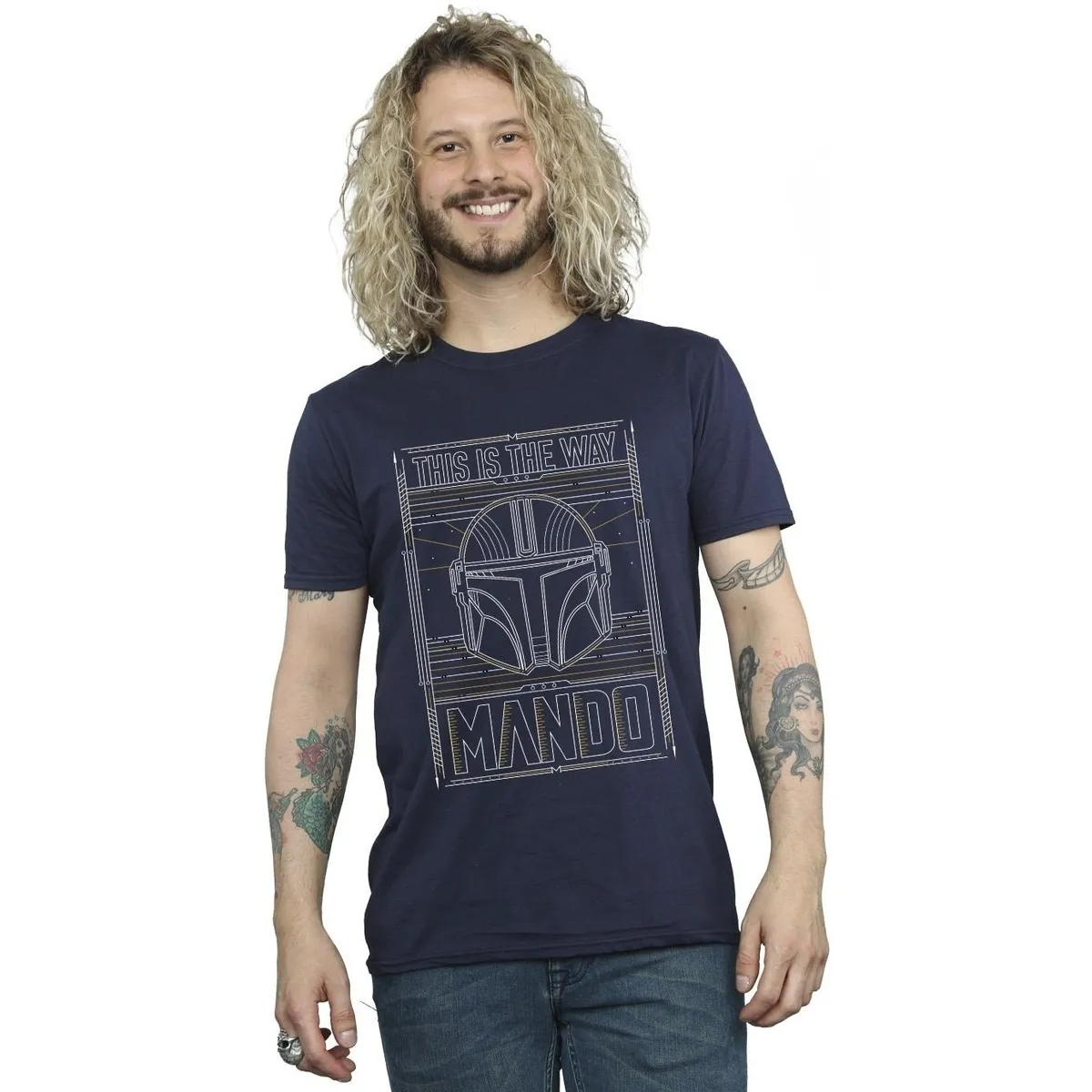 The Mandalorian The Way Outline Helm
