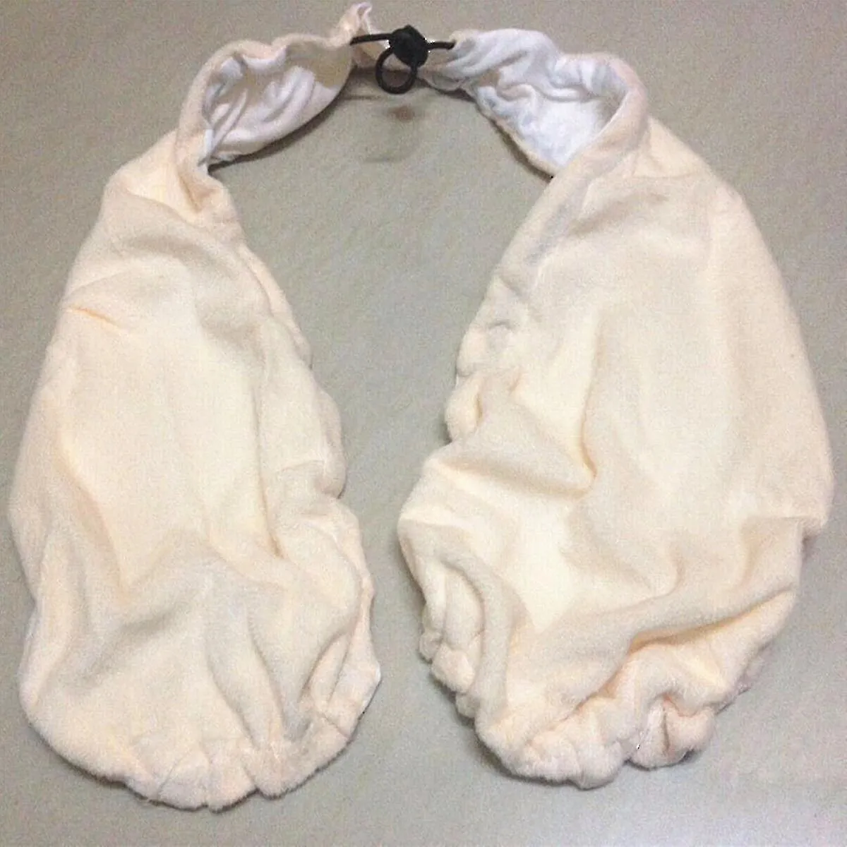 Toalla Tata para mujer Bras Crop Neck Wrap Lencería Terciopelo sólido Poliéster