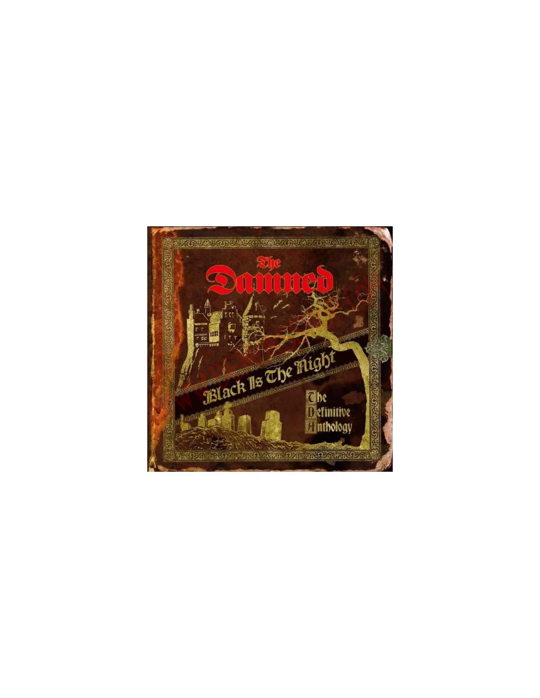 Vinilo LP The Damned ‎– Black Is The Night: The Definitive Anthology