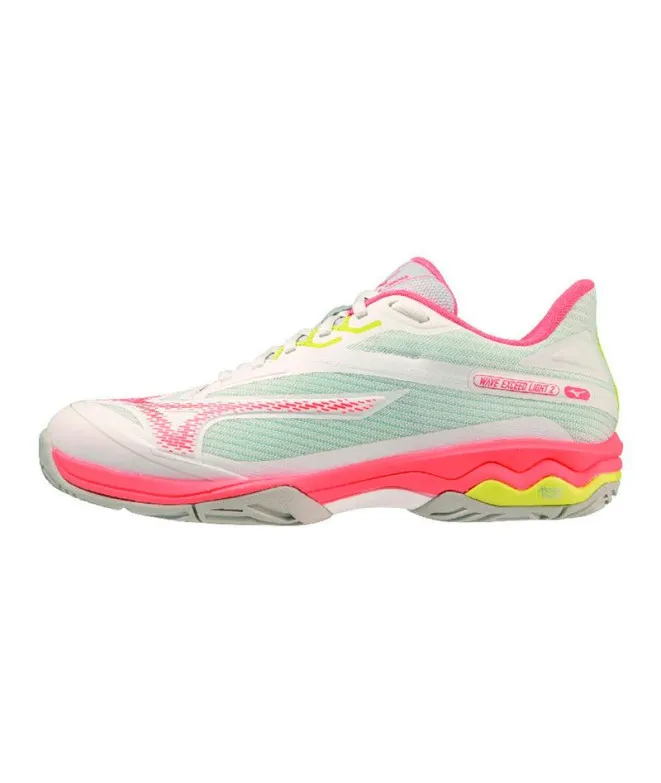 Zapatillas de Pádel Mizuno Wave Exceed Light 2 AC Blanco Mujer