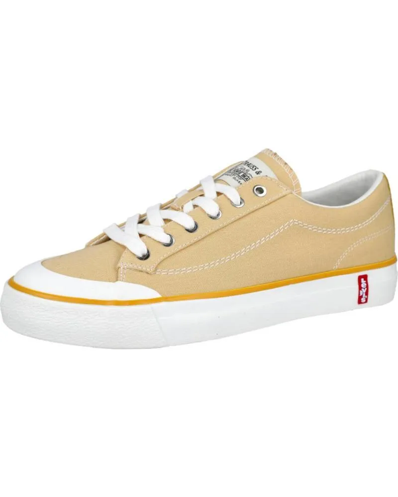 ZAPATILLAS DEPORTE LEVIS  DE HOMBRE 23566173372 ZAPATILLAS DE LONA AMARILLAS PARA HOMBRE  AMARILLO